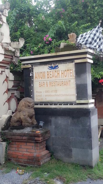 Anom Beach Hotel Candidasa Dış mekan fotoğraf