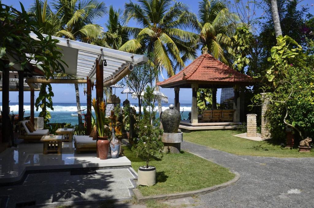 Anom Beach Hotel Candidasa Dış mekan fotoğraf