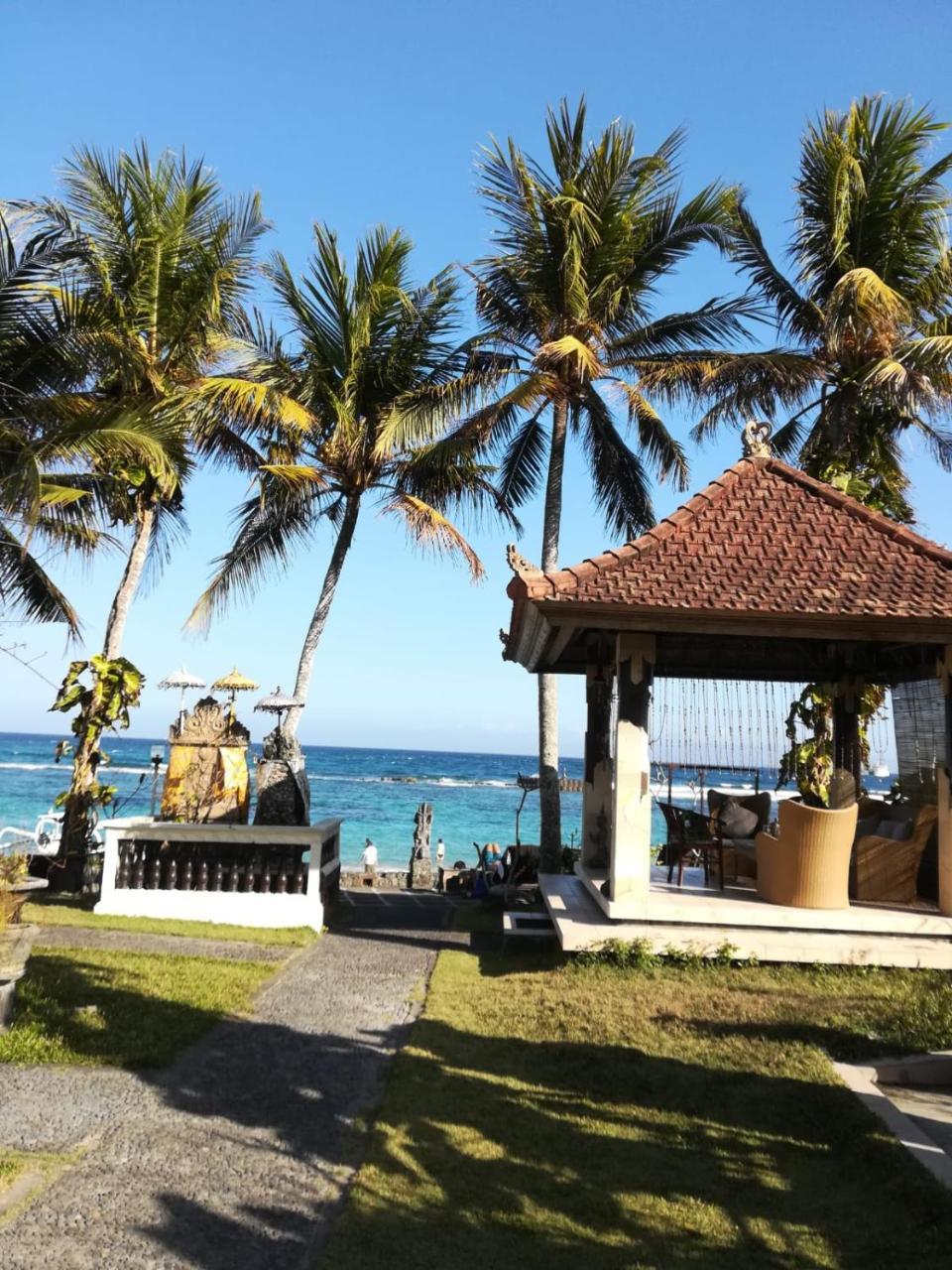 Anom Beach Hotel Candidasa Dış mekan fotoğraf